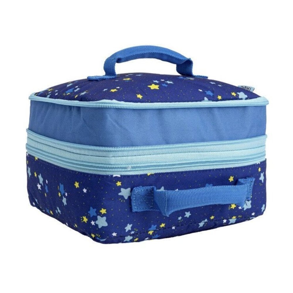 Tasty Insulated Expandable Insulated  Lunch Box with Blue Stars - Picture 11 of 11